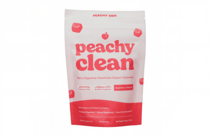 Peachy Clean Sugar-Free Pre+Probiotic Fiber Gummies 48 Count